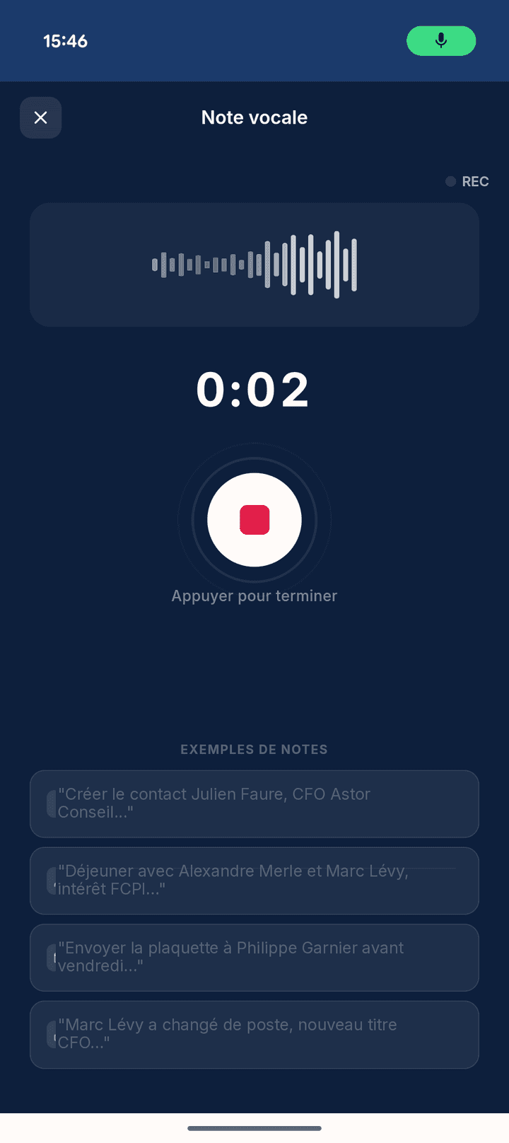 AI Smart, Capture & note vocale